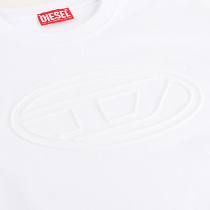 DIESEL T-ADJUST-BIGOVAL コットンジャージーTシャツ レギュラーフィット