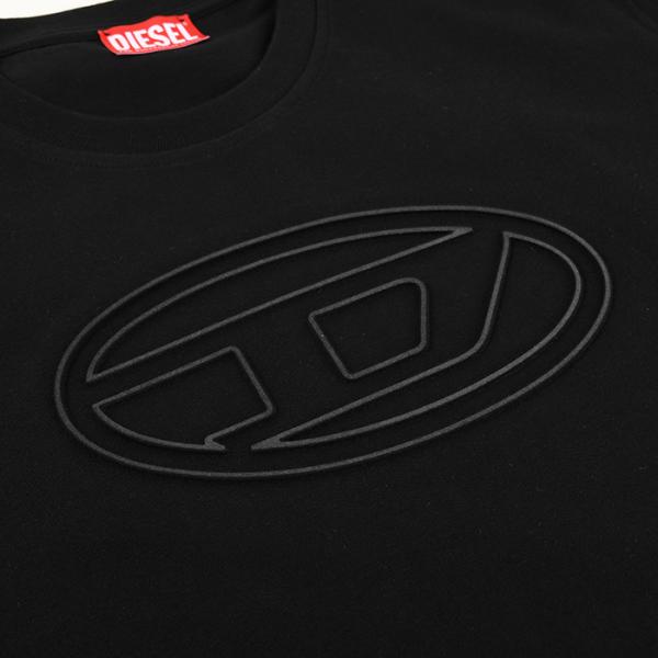 DIESEL T-ADJUST-BIGOVAL コットンジャージーTシャツ レギュラーフィット