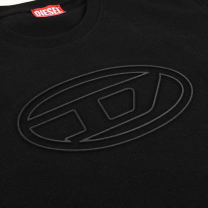 DIESEL T-ADJUST-BIGOVAL コットンジャージーTシャツ レギュラーフィット