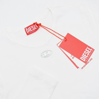 DIESEL T-UNCUTIESLONG-LS-OD Long Sleeve Top, Slim Fit 
