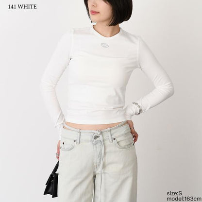 DIESEL T-UNCUTIESLONG-LS-OD Long Sleeve Top, Slim Fit 