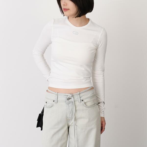 DIESEL T-UNCUTIESLONG-LS-OD Long Sleeve Top, Slim Fit 