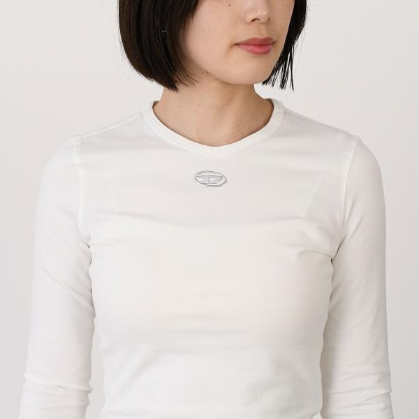 DIESEL T-UNCUTIESLONG-LS-OD Long Sleeve Top, Slim Fit 
