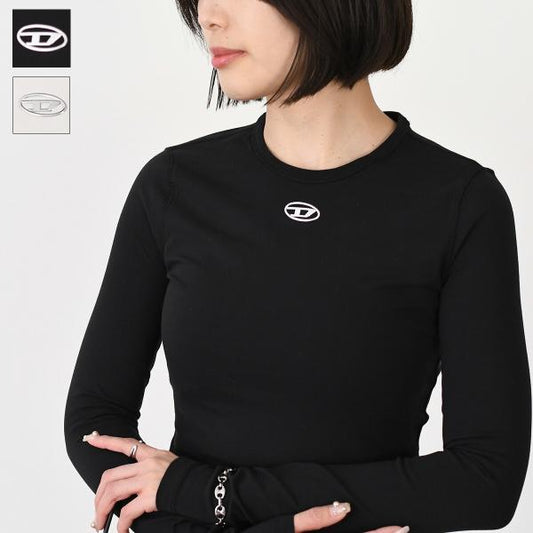 DIESEL T-UNCUTIESLONG-LS-OD Long Sleeve Top, Slim Fit 