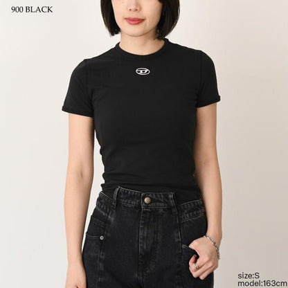 DIESEL T-UNCUTIES LONG-OD Cotton T-Shirt, Slim Fit 