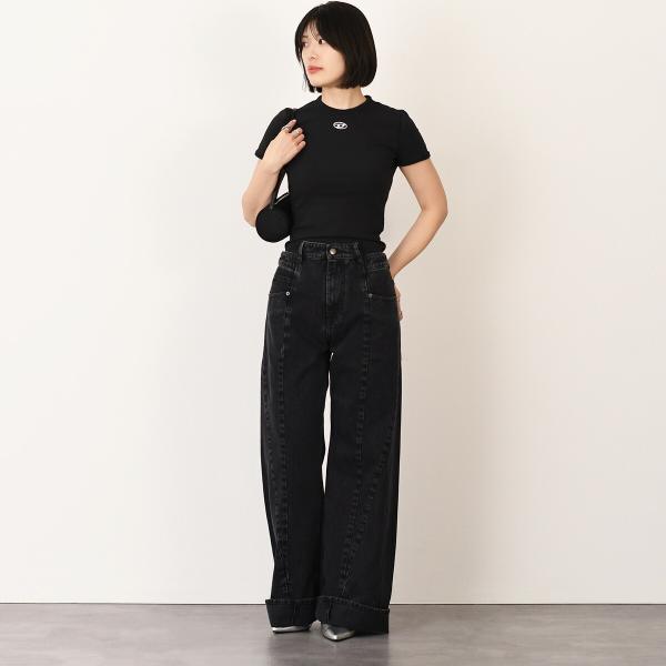 DIESEL T-UNCUTIES LONG-OD Cotton T-Shirt, Slim Fit 