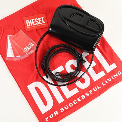 DIESEL 1DR ワンダー ミラーレザーショルダーバッグ
