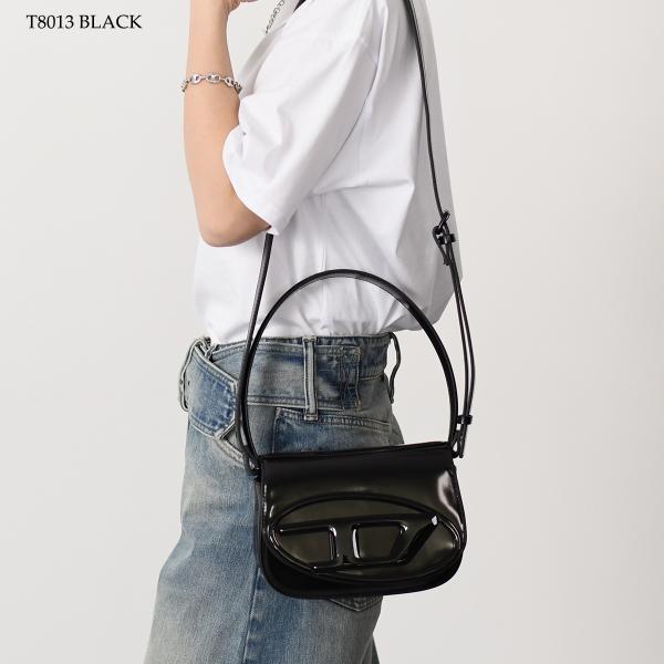 DIESEL 1DR ワンダー ミラーレザーショルダーバッグ