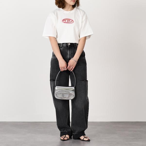 DIESEL 1DR ワンダー ミラーレザーショルダーバッグ