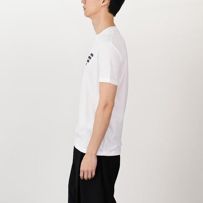 EMPORIO ARMANI 피마저지 로고 프린트 티셔츠 