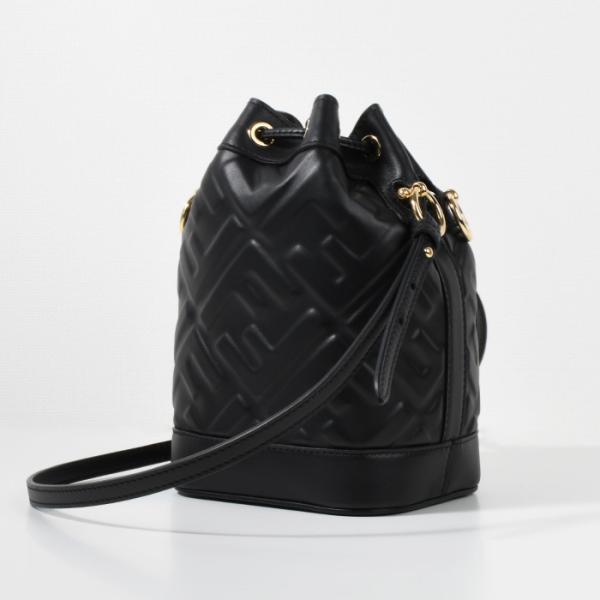FENDI モン トレゾール レザー ミニバッグ FFモチーフ