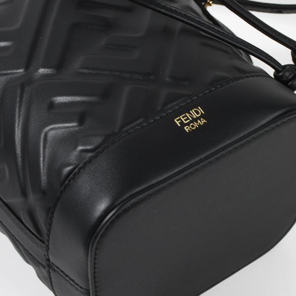 FENDI モン トレゾール レザー ミニバッグ FFモチーフ
