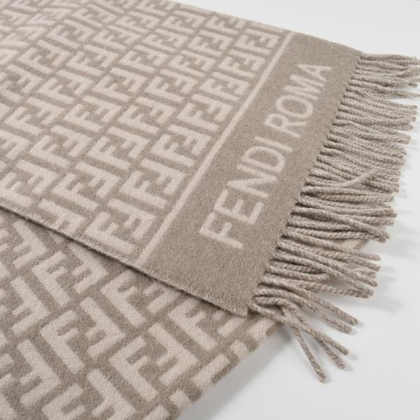 FENDI FF wool and cashmere scarf 