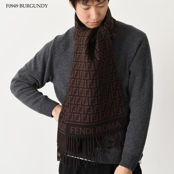 FENDI FF wool and cashmere scarf 