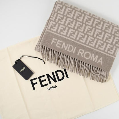 FENDI FF wool and cashmere scarf 