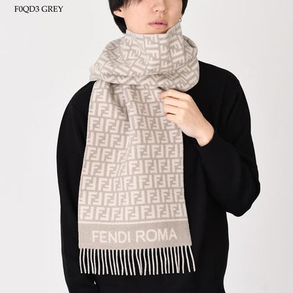 FENDI FF wool and cashmere scarf 