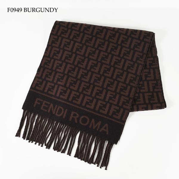 FENDI FF wool and cashmere scarf 