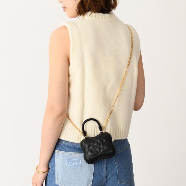 GANNI NANO BUTTERFLY TOP HANDLE BAG 