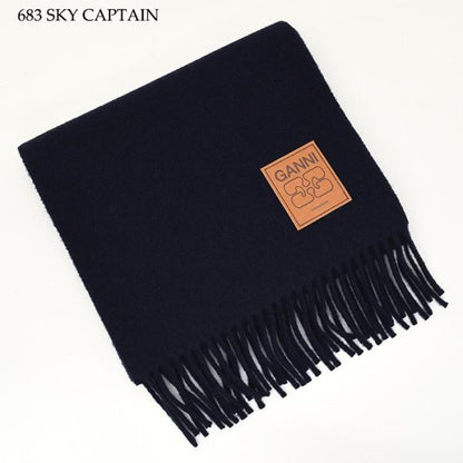 GANNI ガニー ウールスカーフ