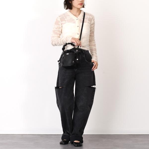 GANNI ガニー GANNI BOU BUCKET BAG CROCO