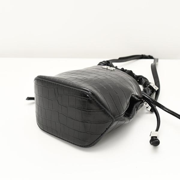 GANNI ガニー GANNI BOU BUCKET BAG CROCO