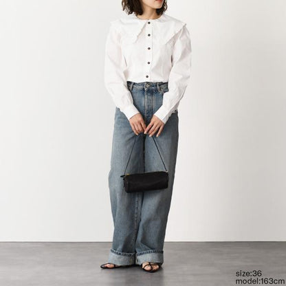GANNI フリルカラーシャツ