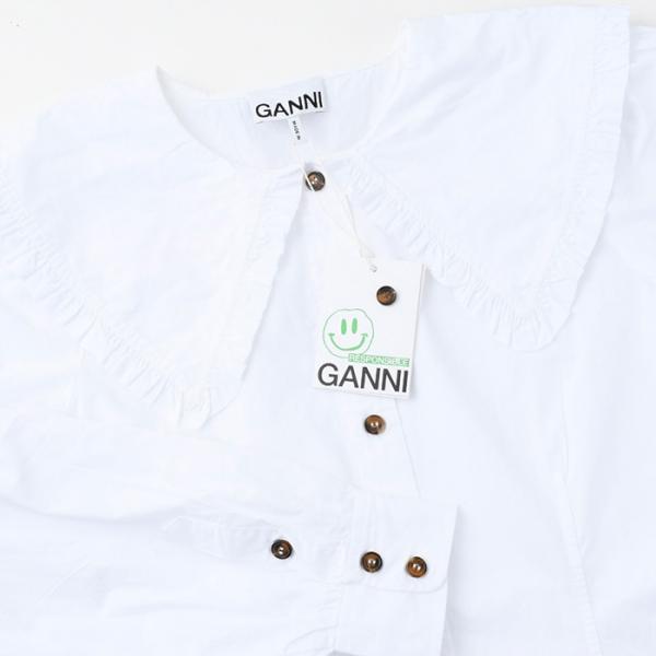 GANNI フリルカラーシャツ