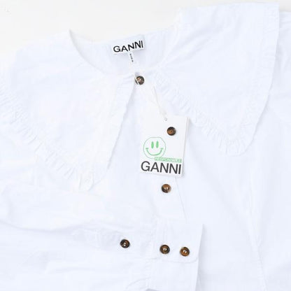 GANNI フリルカラーシャツ