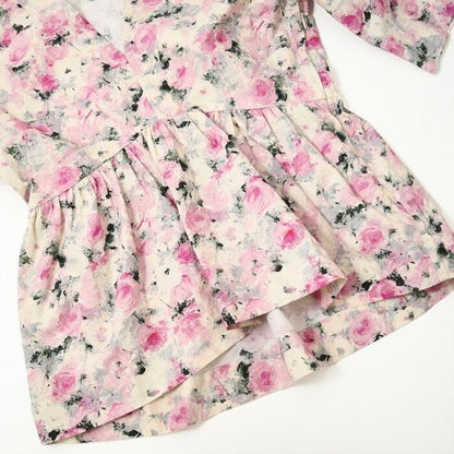 GANNI floral blouse 