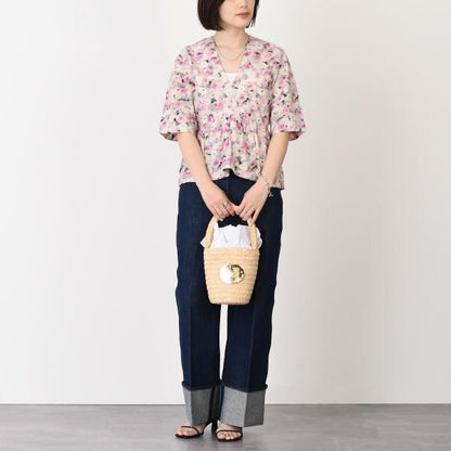 GANNI floral blouse 