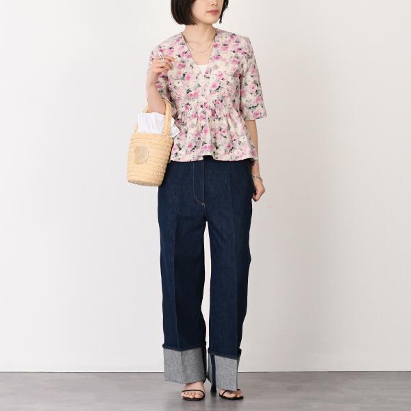 GANNI floral blouse 