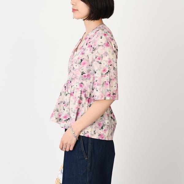 GANNI floral blouse 