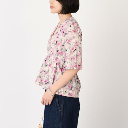 GANNI floral blouse 