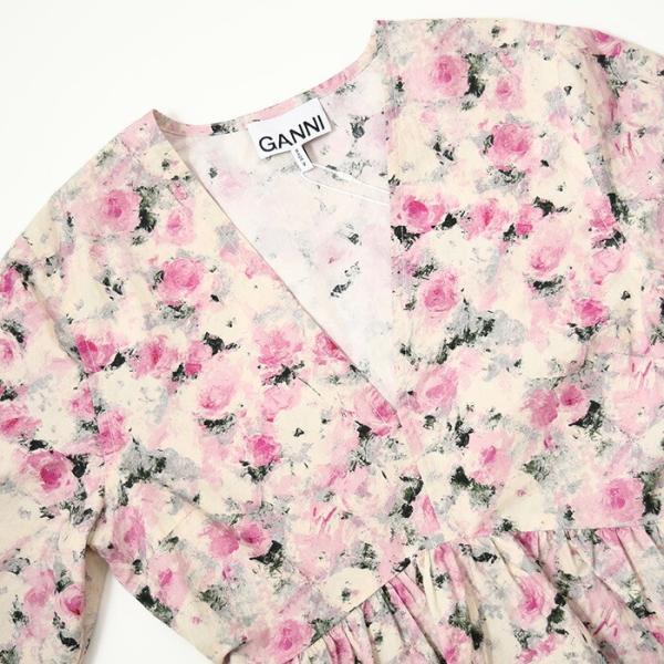 GANNI floral blouse 