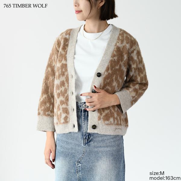 GANNI LEOPARD Cardigan