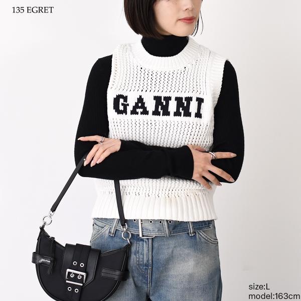 GANNI COTTON ROPE VEST 