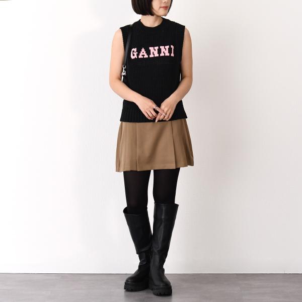 GANNI COTTON ROPE VEST 