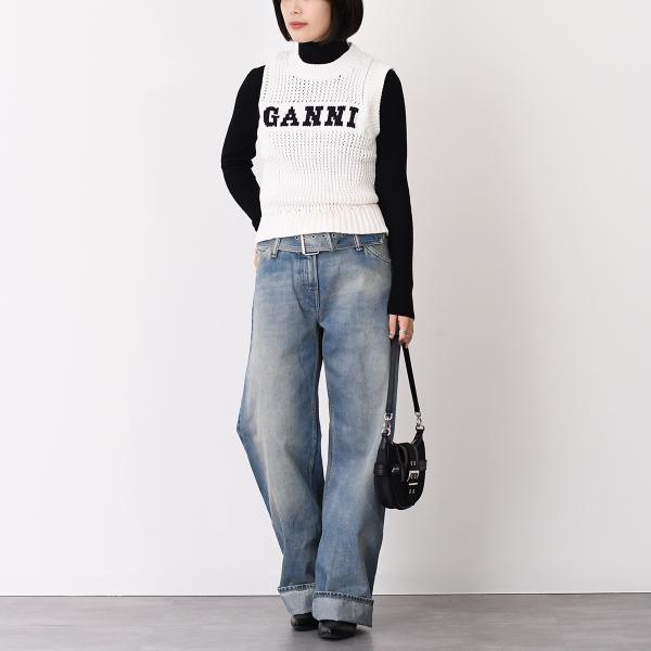 GANNI COTTON ROPE VEST 