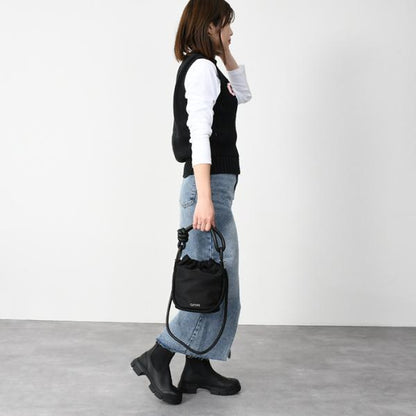 GANNI COTTON ROPE VEST