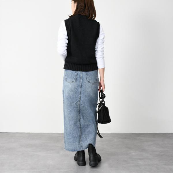 GANNI COTTON ROPE VEST