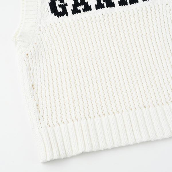 GANNI COTTON ROPE VEST