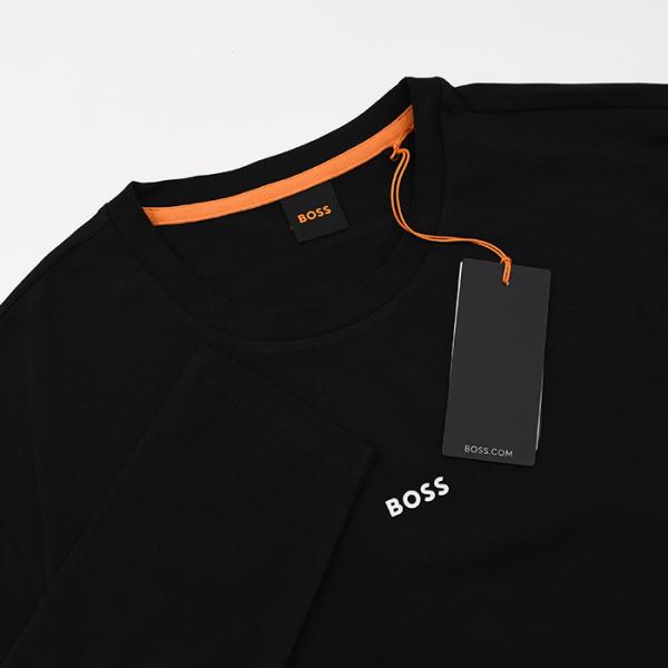HUGO BOSS ヒューゴボス TCHARK ロングスリーブTシャツ ストレッチコットン ロゴプリント