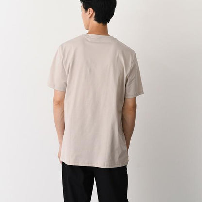 HUGO BOSS コットンジャージー Tシャツ ラバープリントロゴ付き
