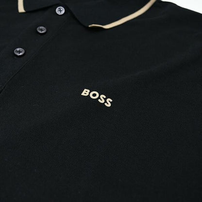 HUGO BOSS コットンピケ コントラスト ポロシャツ