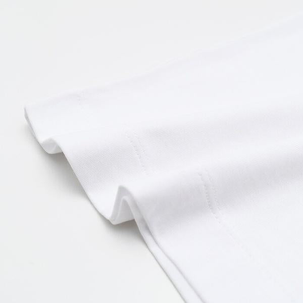 HUGO BOSS コットンジャージー Tシャツ シグネチャーストライプカフ