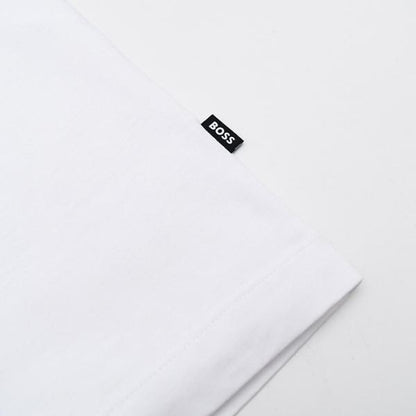 HUGO BOSS コットンジャージー Tシャツ シグネチャーストライプカフ