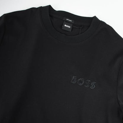 HUGO BOSS コットンジャージーTシャツ ロゴエンブロイダリー