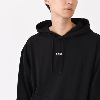 HUGO BOSS ヒューゴボス WESMALLHOOD フリースフーディ コットンテリー コントラストロゴ