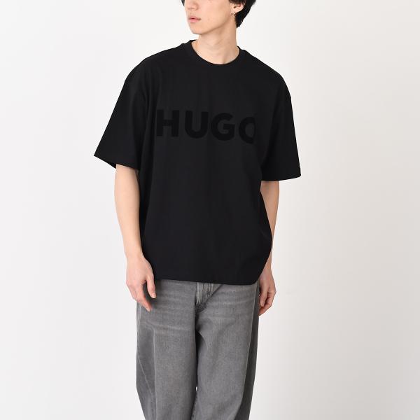 HUGO BOSS ヒューゴボス コットンジャージー Tシャツ リフレクターロゴ