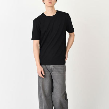 HUGO BOSS ヒューゴボス コットンTシャツ ロゴ入りクルーネック